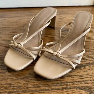 Neutral Strappy Women's Heels